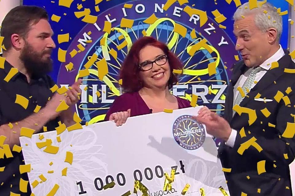 Pani Katarzyna jako trzecia osoba w Polsce wygrała "Milionerów"