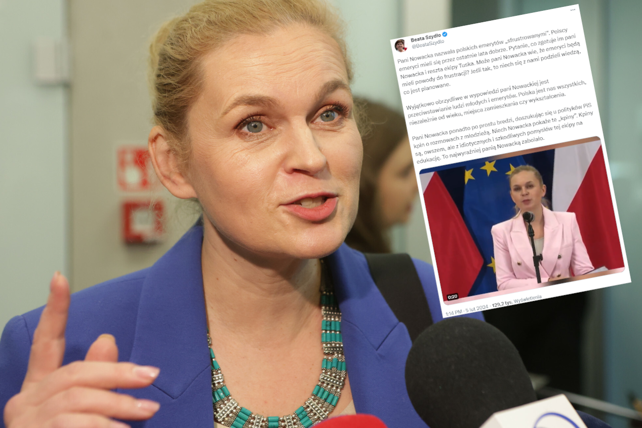 Nowacka odpowiada na medialny atak Szydło. "Manipuluje jak przy seicento"