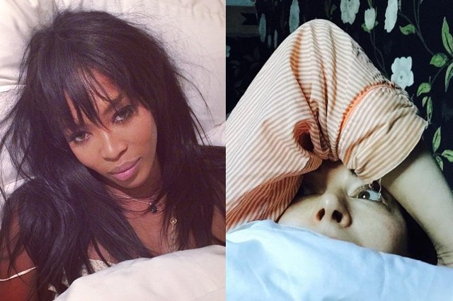 W ramach Wake Up Call swoje zdjęcia opublikowały m.in. Naomi Campbell i Nigelle Lawson