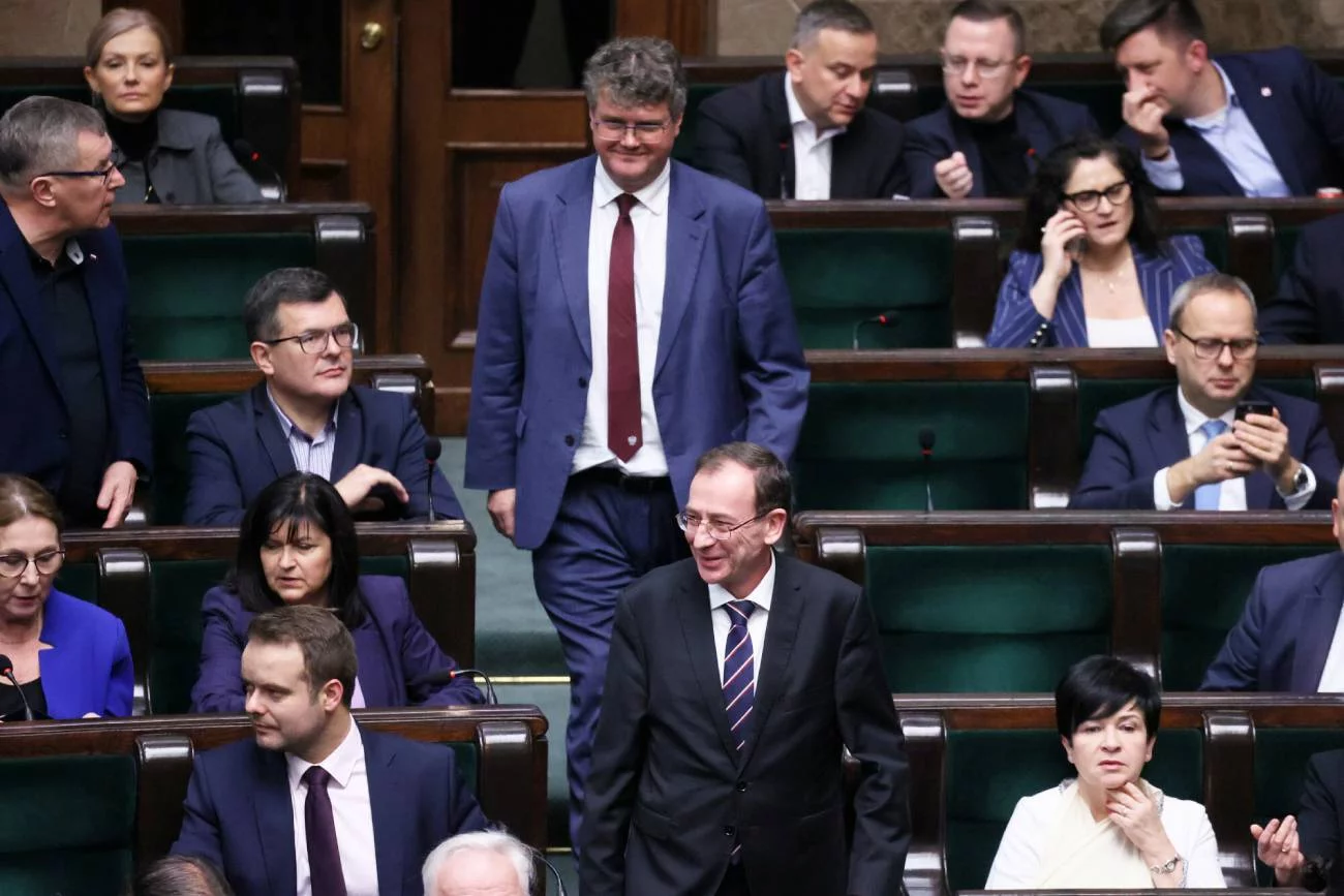 Maciej Wąsik i Mariusz Kamiński w Sejmie.