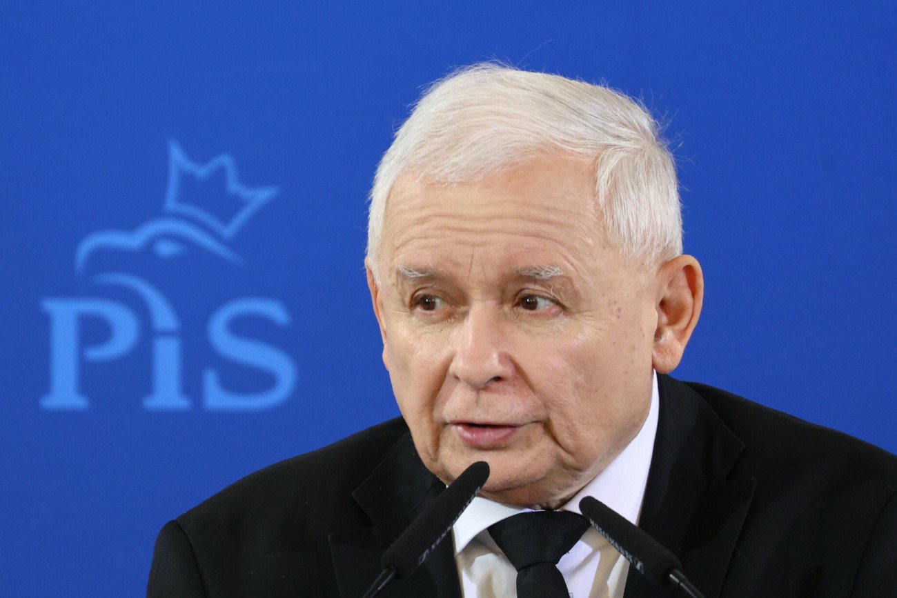 Prezes PiS Jarosław Kaczyński.