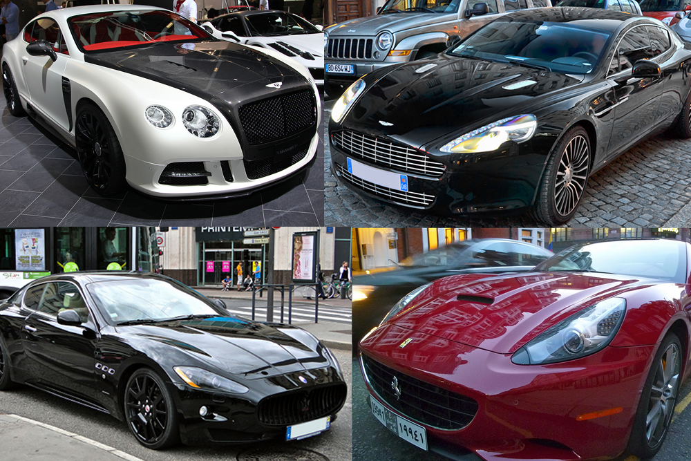 Bentley, Aston Martin, Maserati, Ferrari – takie samochody sprwoadza się do Polski z dokumentacją "pomocy drogowej".