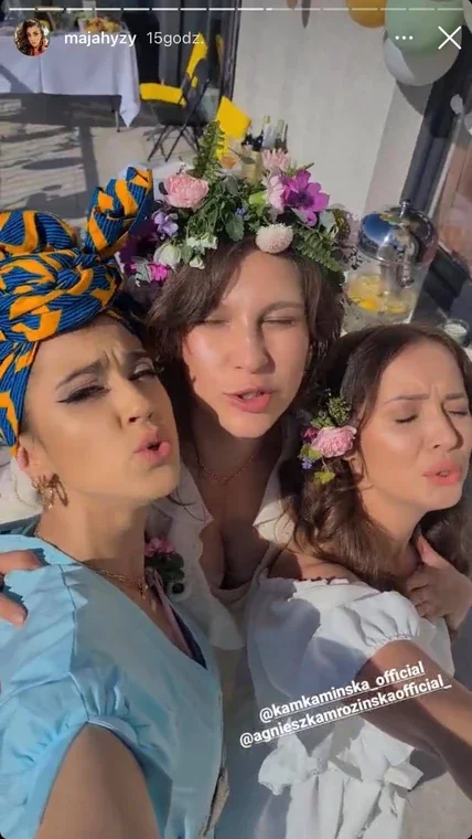Kamila Kamińska, Maja Hyży i Agnieszka Mrozińska.