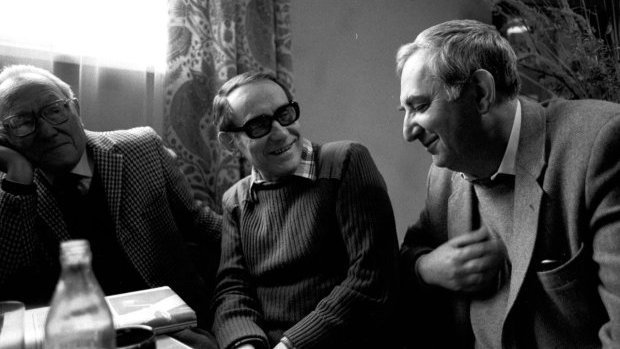 Tadeusz Konwicki i Gustaw Holoubek w Czytelniku.