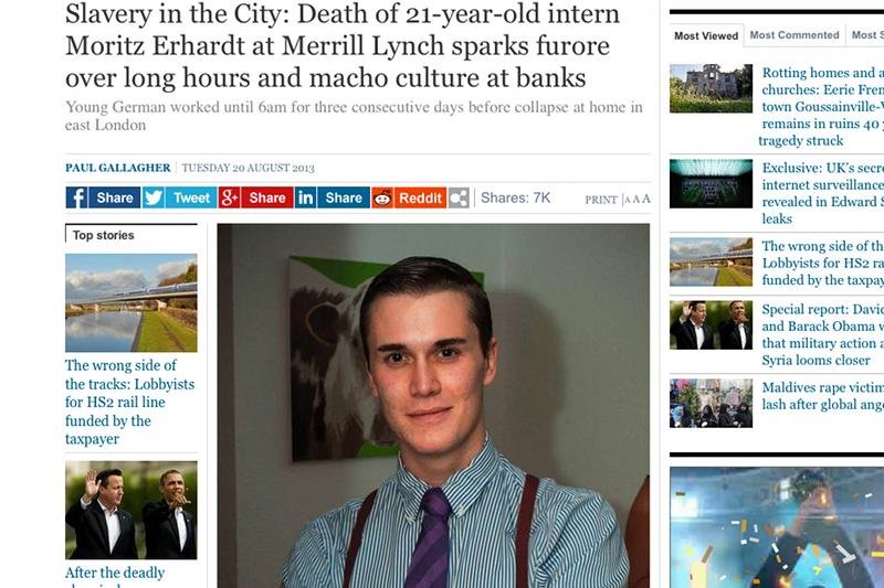 Nie milknie dyskusja po tajemniczej śmierci 21-letni Moritza Erhardta.