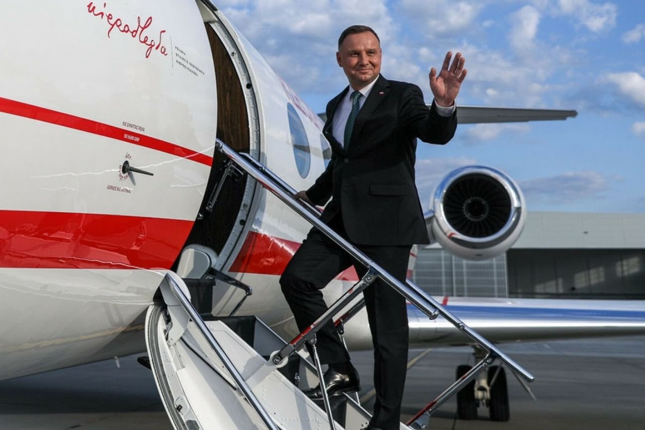 Andrzej Duda się rozmarzył. CPK będzie parkingiem dla prywatnych samolotów
