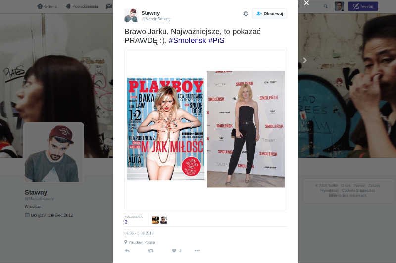 Jedną z aktorek, które wzbudziły kontrowersje na premierze "Smoleńska" była Joanna Majstrak.