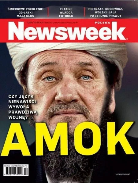Inna okładka "Newsweeka", która "ubrała" Antoniego Macierewicza w turban i także spowodowała wzburzenie wielu środowisk