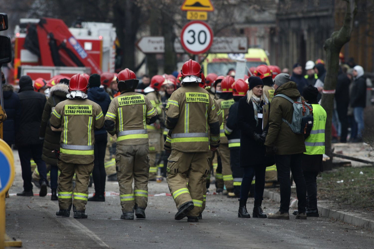 W Tomicach w powiecie wadowickim doszło do wybuchu butli z gazem.
