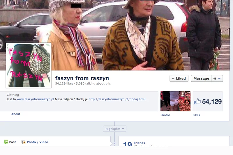 Faszyn from Raszyn, kronika bezguścia.