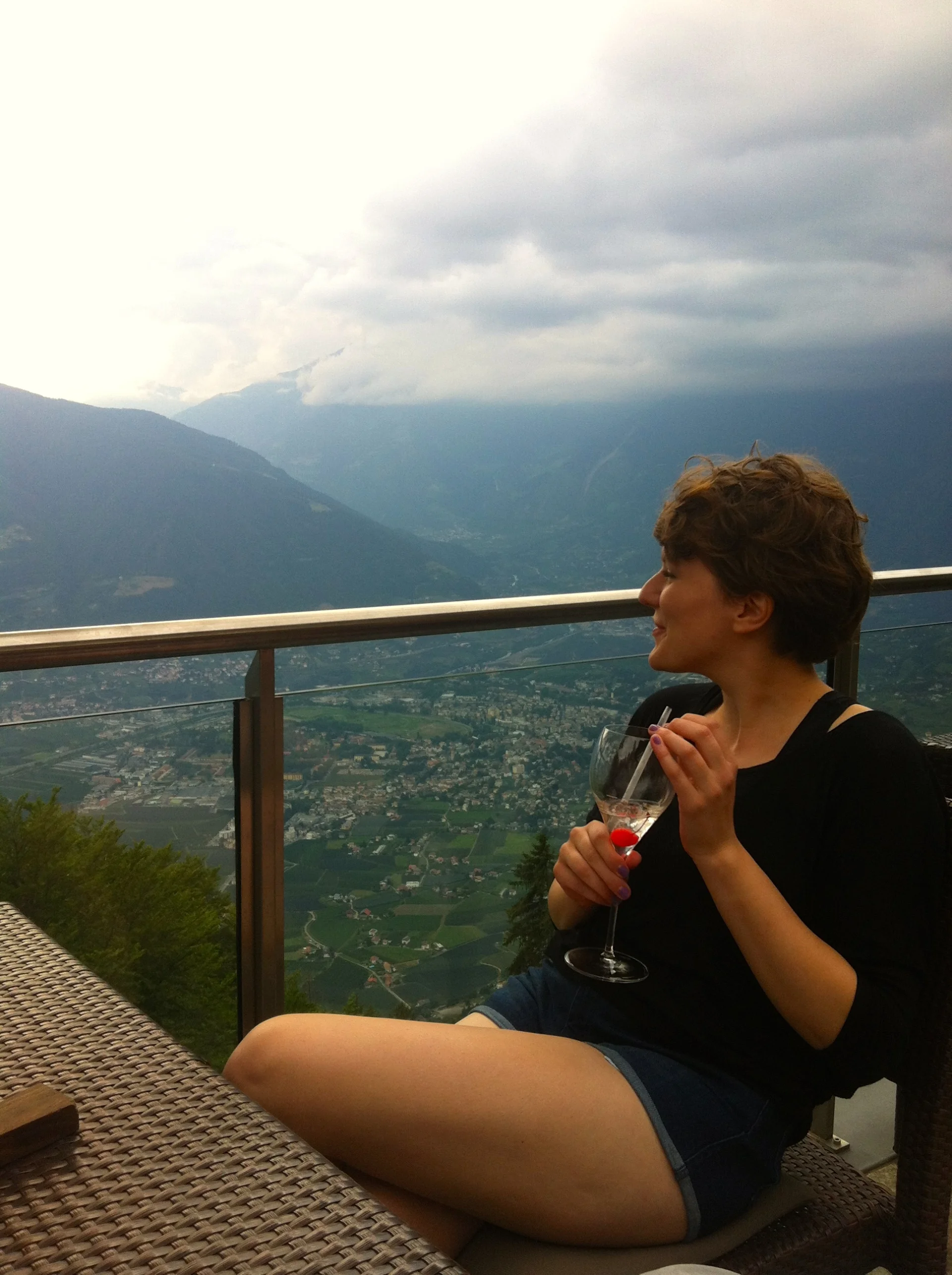 Widok z tarasu w Miramonti Boutique Hotel, archiwum prywatne
