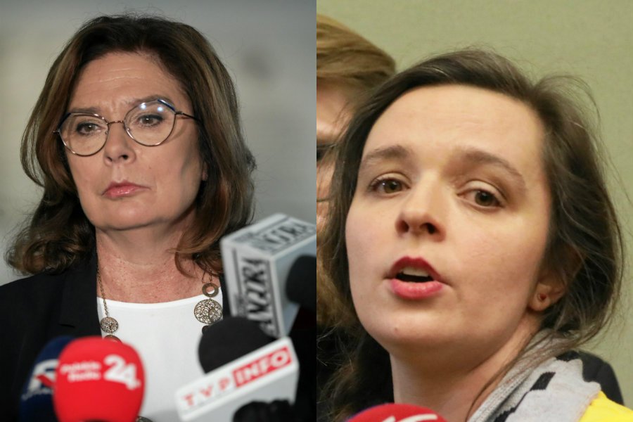 Klaudia Jachira nie ukrywa zdziwienia karą, jaką nałożyło na nią prezydium Sejmu za występ z napisem Konstytucja podczas czytania projektu tzw. ustawy represyjnej.