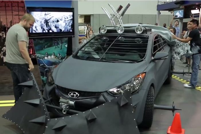 Robert Kirkman, twórca "The Walking Dead", odsłania samochód swojego projektu