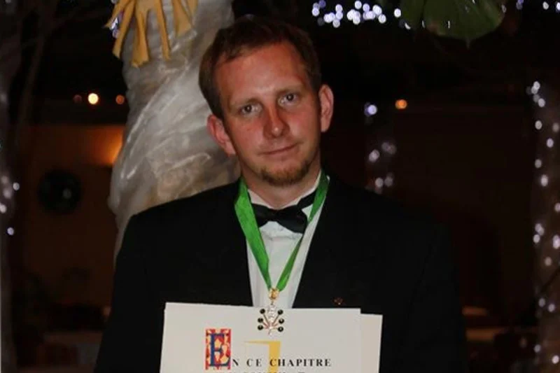 Rafał Banach jest pierwszym Polakiem Officier Ordre des Coteaux de Champagne