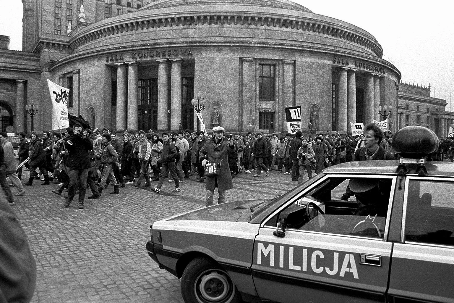 Tak manifestowało NZS w 1989 roku.