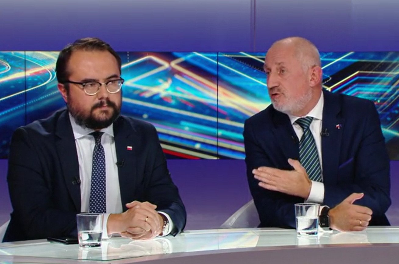 Kłótnia polityków w Polsacie. Neumann zapowiada Jabłońskiemu sprawę sądową.