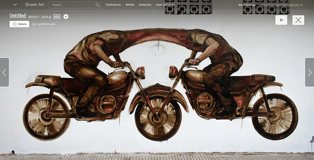 Screen z Google Maps / Street Art
