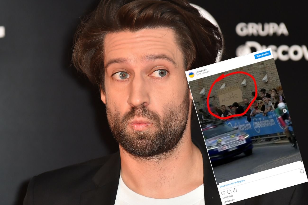 Michał Kempa wyraził sprzeciw wobec rosyjskiej inwazji na Ukrainę podczas wyścigu Giro.