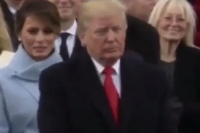 Film, na którym Trump sprowadza Melanię do "parteru" robi furorę w sieci.