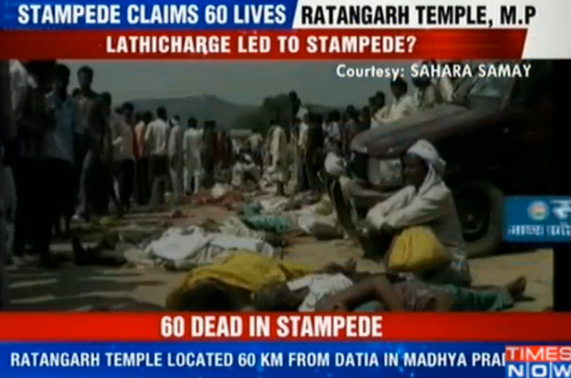 W wyniku ataku paniki zginęło prawie 100 osób