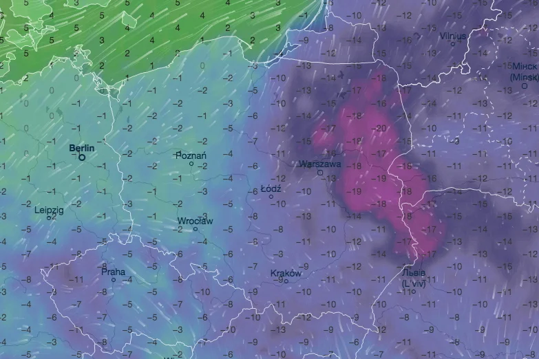 Na wschodzie kraju w nocy robi się syberyjsko.