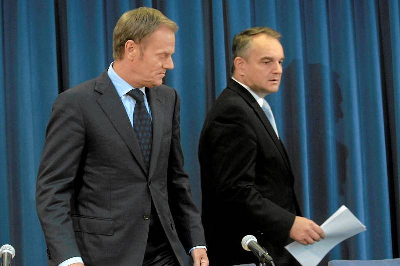 Każdy pójdzie w swoją stronę? Na zdjęciu premier Donald Tusk i wicepremier Waldemar Pawlak.