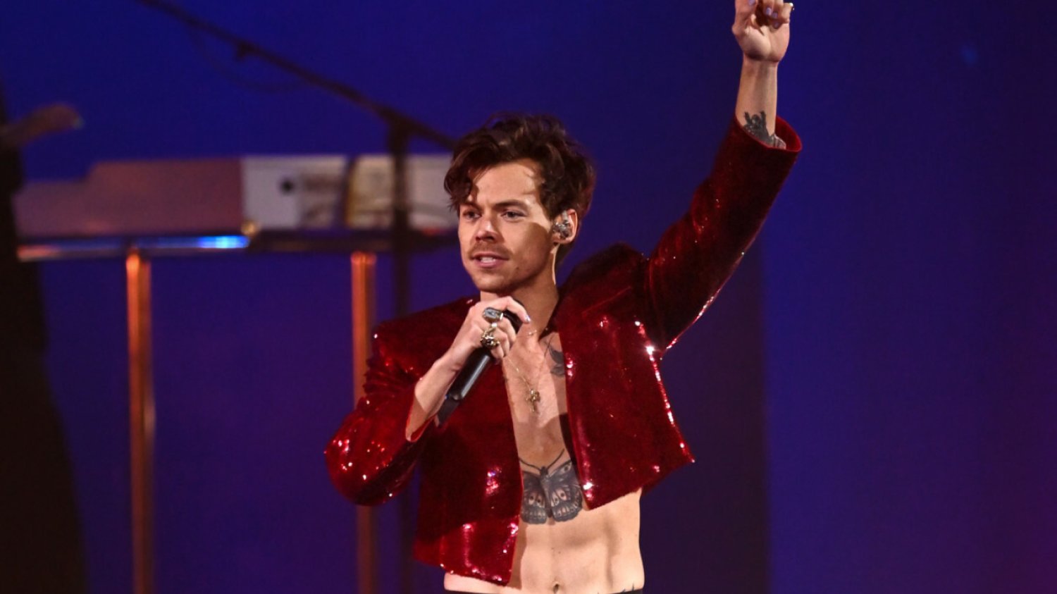 Harry Styles wystąpił 2 lipca na Stadionie Narodowym w Warszawie. Nie zapomniał o Ukrainie.