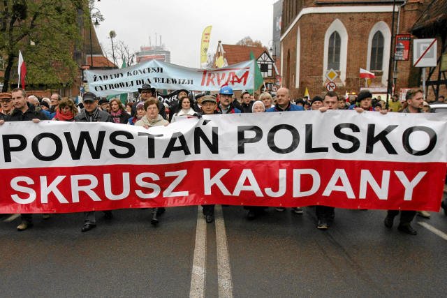 Marsz obrońców Telewizji Trwam w Gdańsku