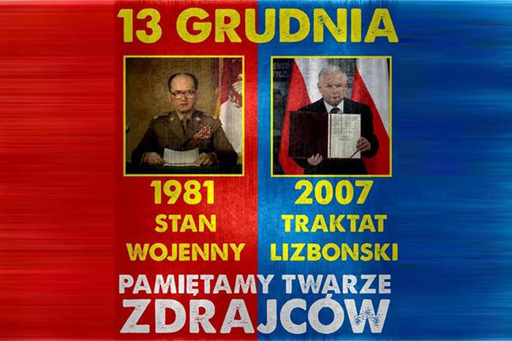 Wojciech Jaruzelski i Jarosław Kaczyński