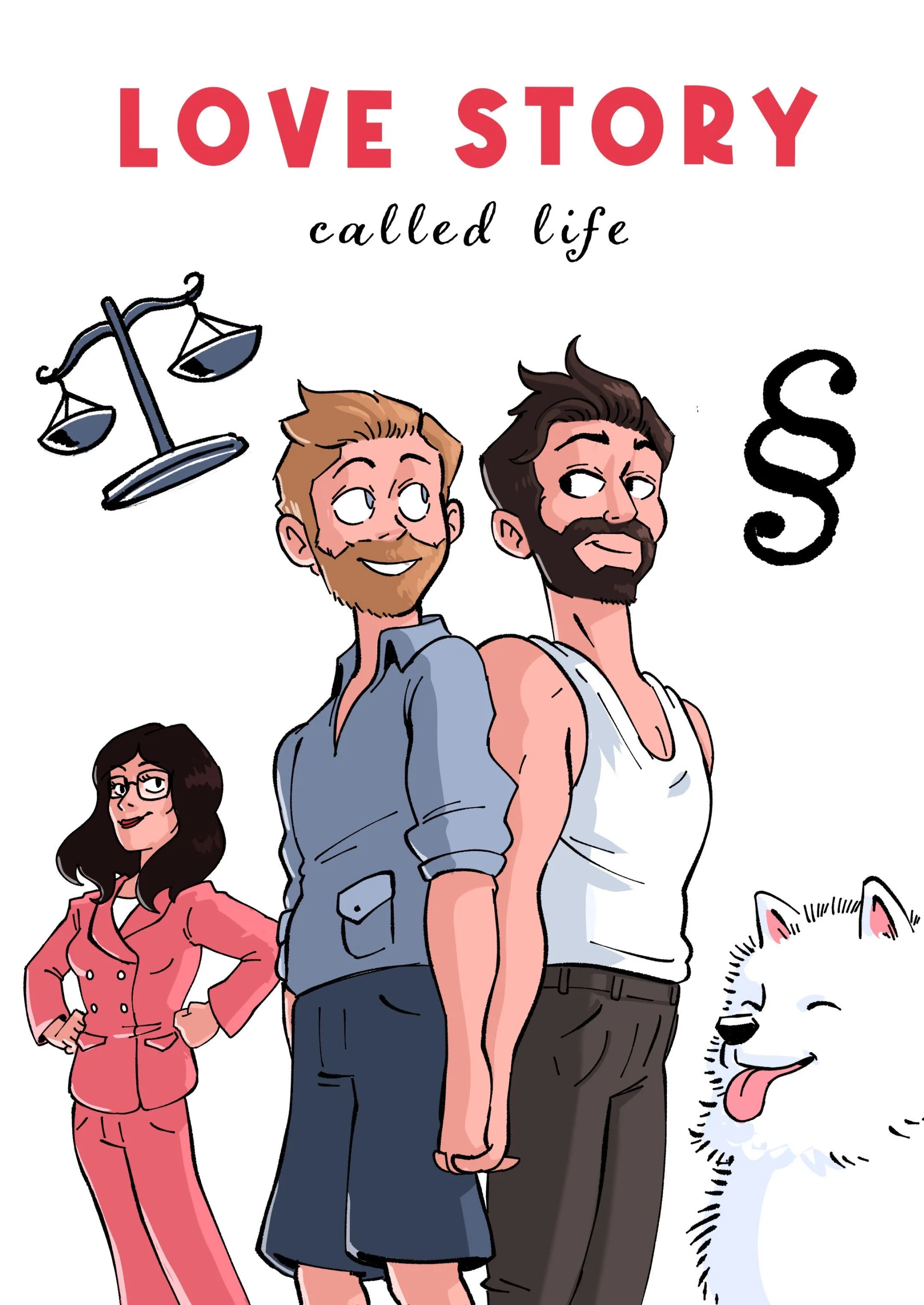 Komiks "Love Story Called Life" autorstwa Jacka Jelonka, Oliwera Kubiaka i Magdaleny Niewelt.
