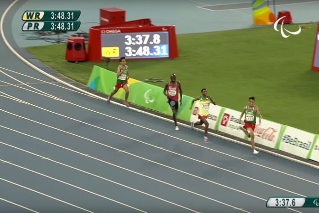 Paraolimpijczycy przebiegli 1500 metrów szybciej niż zwycięzca igrzysk olimpijskich w Rio.