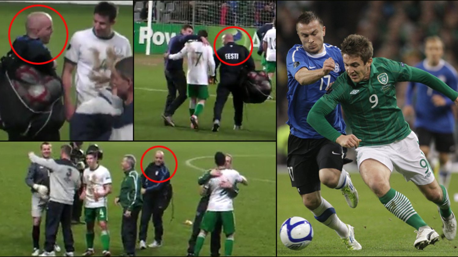 Conor Cunningham świętuje sukces swojej ukochanej reprezentacji Irlandii.