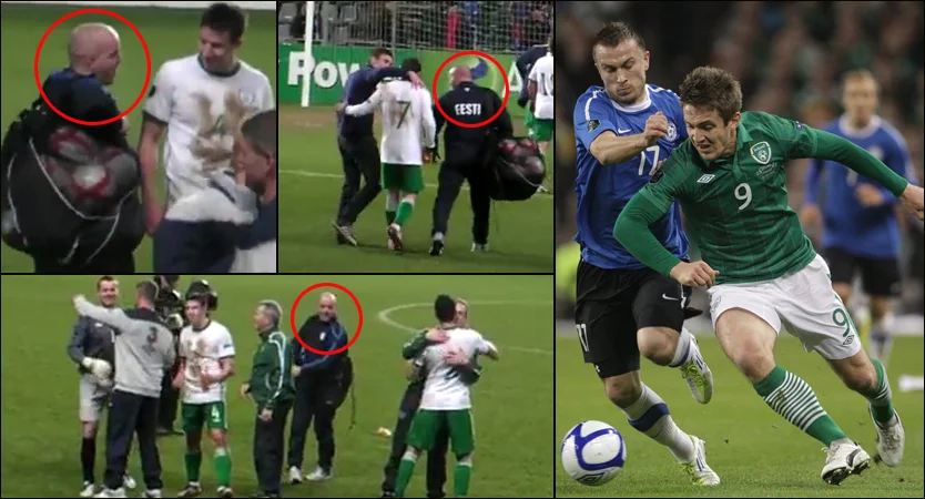 Conor Cunningham świętuje sukces swojej ukochanej reprezentacji Irlandii.