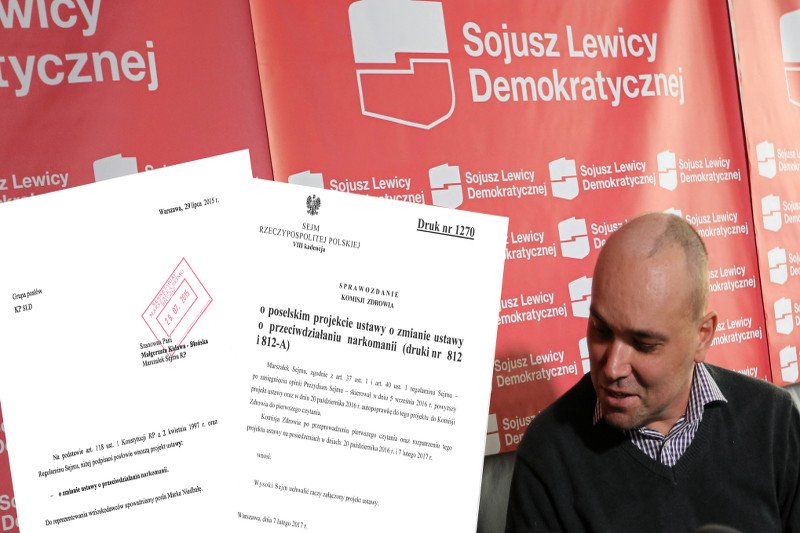 Tomasz Kalita nie doczekał rozwiązań ułatwiających leczenie marihuaną w Polsce. Jednak obowiązujący projekt, w niczym nie przypomina tego, który on sam proponował.