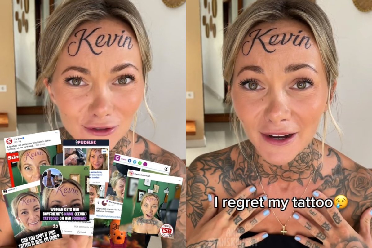 tatuaż na czole tikokerka Ana Stranovsky filmik prawda tatuaż na czole tikokerka Ana Stranovsky filmik prawda