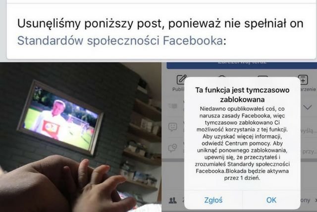 To zdjęcie stało się przyczyną zablokowania konta Filipa Chajzera na Facebooku.