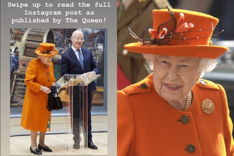 Królowa Elżbieta II w wieku 92 lat została instagramerką.