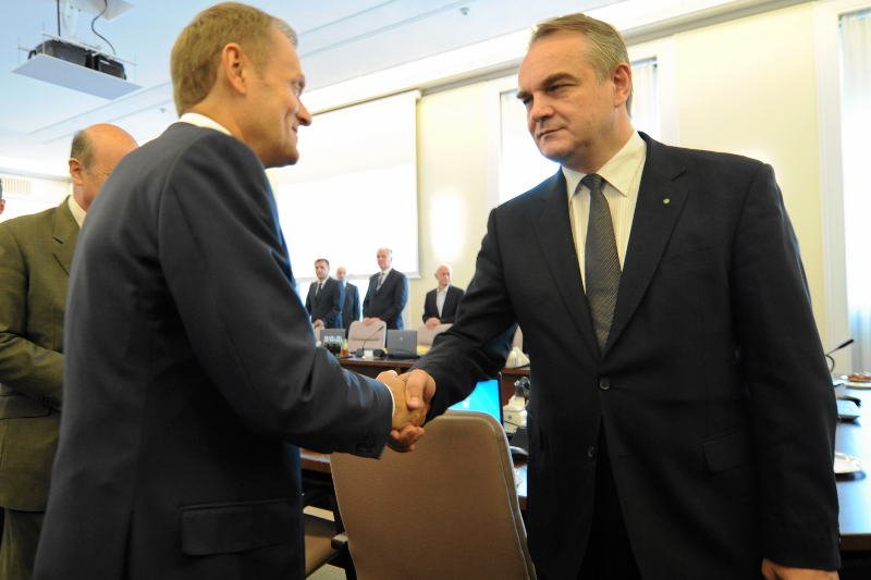 Donald Tusk i Waldemar Pawlak.