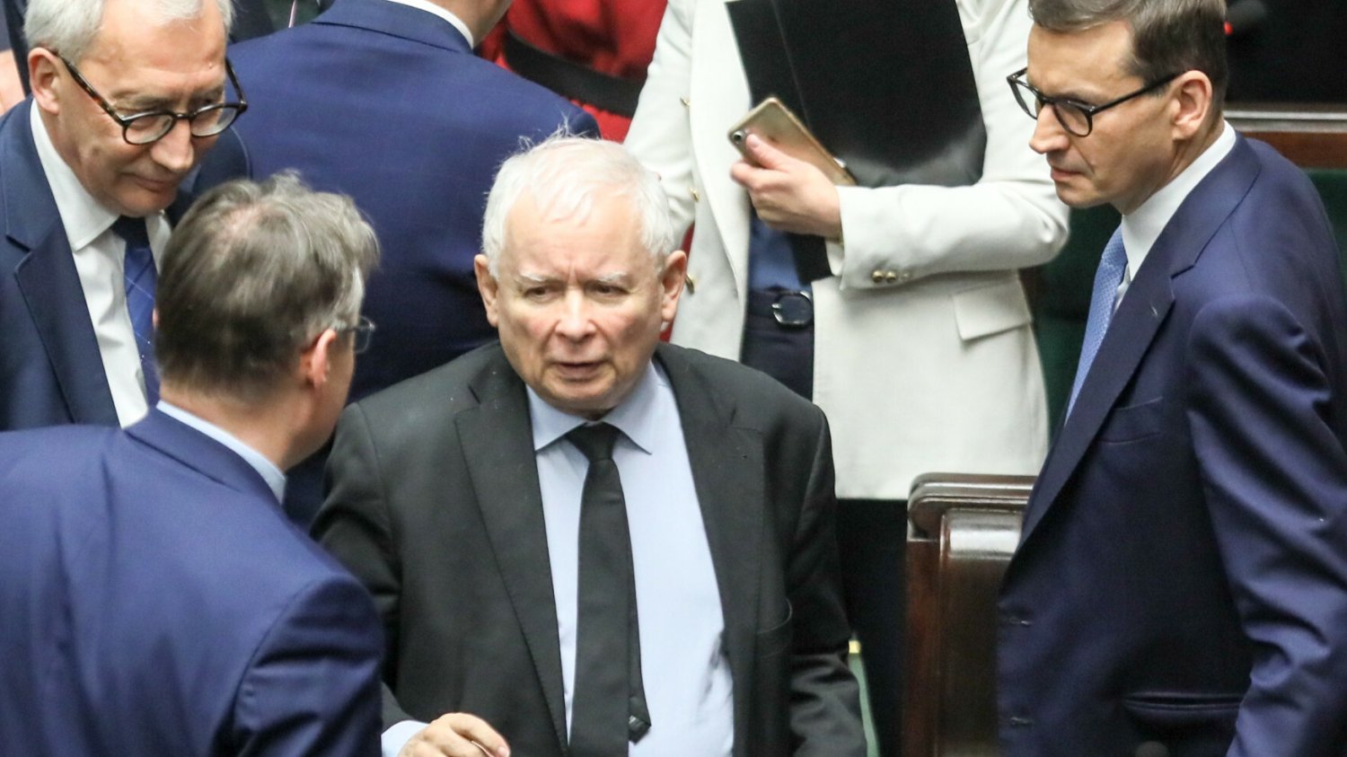 Prezes PiS i premier w Sejmie