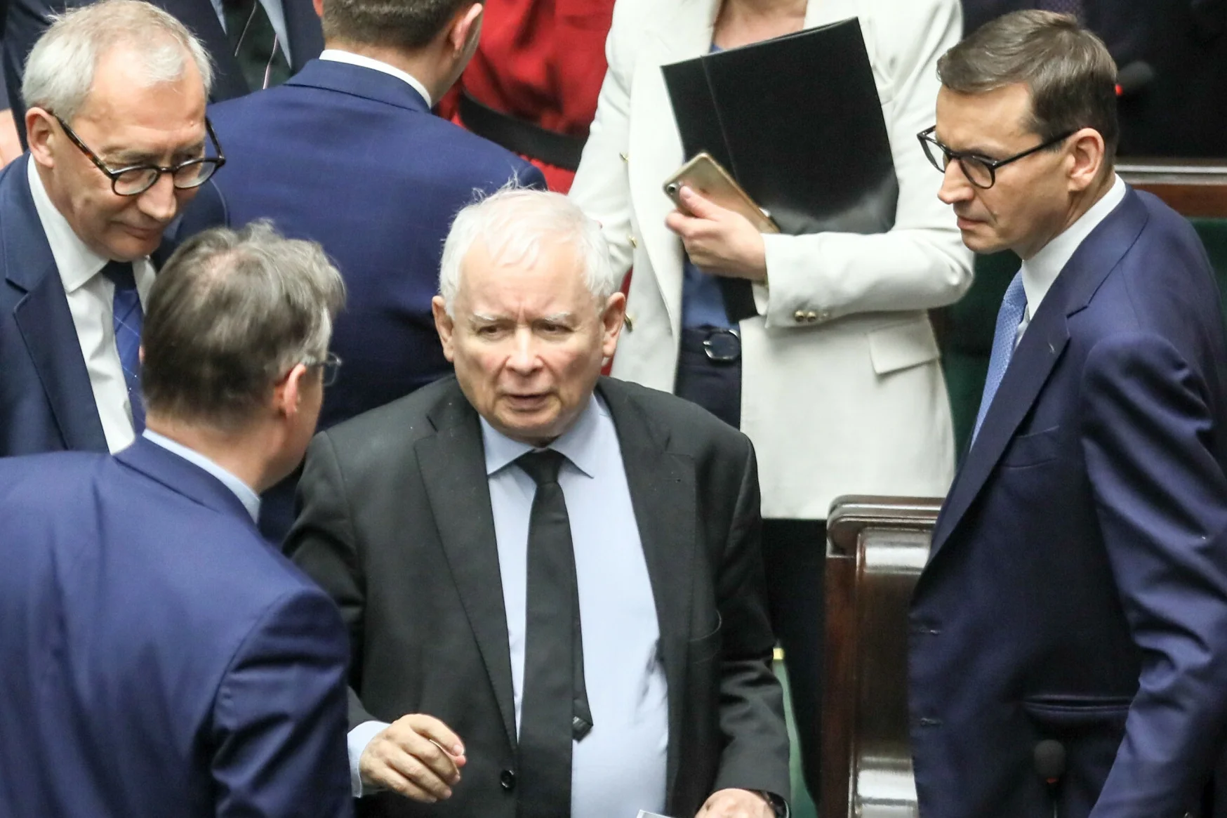 Prezes PiS i premier w Sejmie