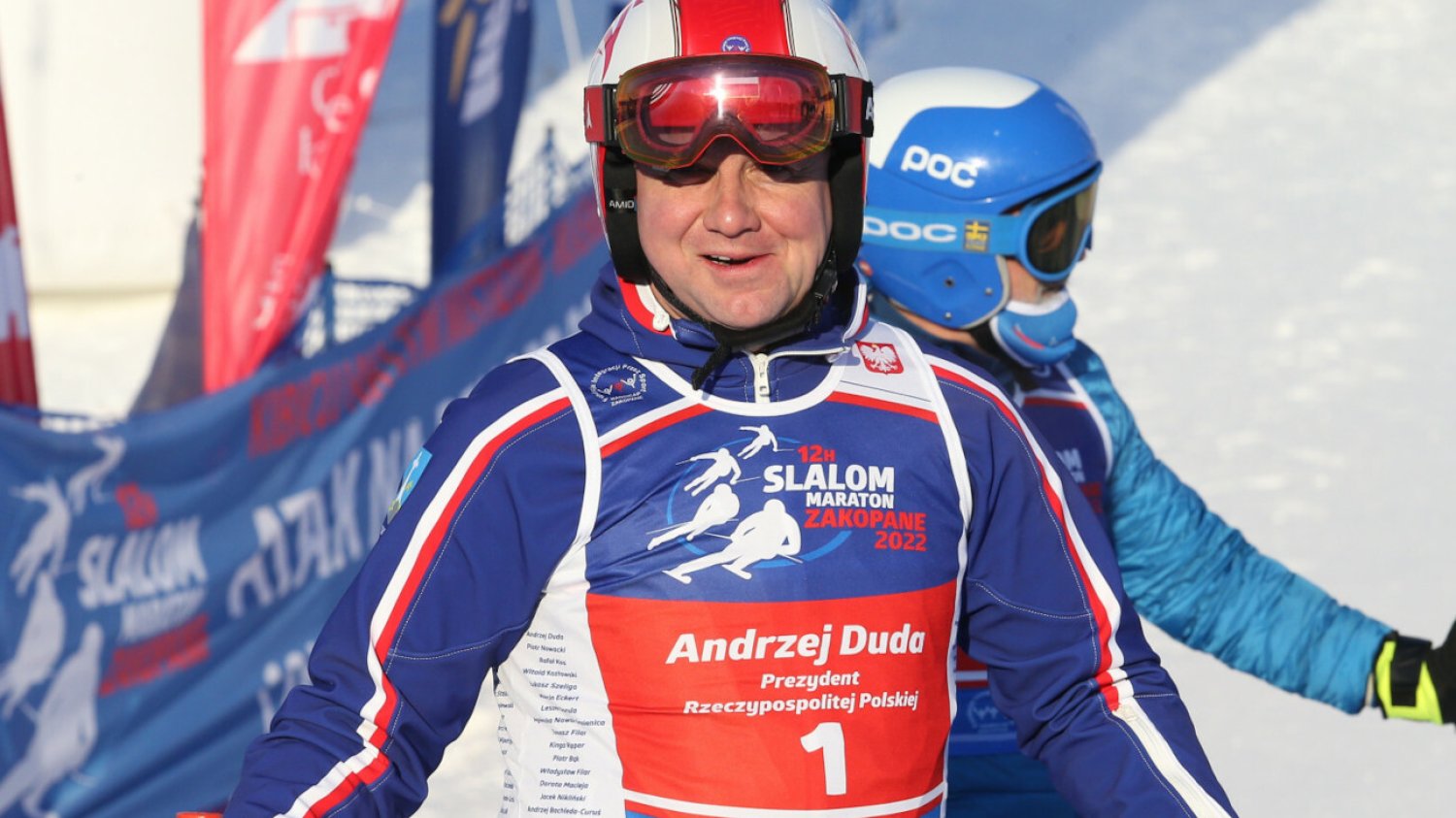 Andrzej Duda na nartach. Inaugurował "12H Slalom Maraton Zakopane".