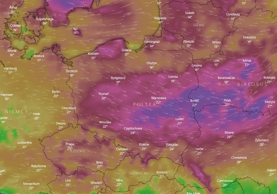 Przez Polskę przejdzie front burzowy. IMGW wydało ostrzeżenia.