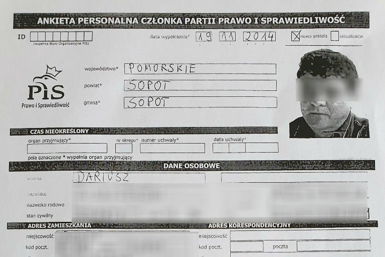 Dariusz S. to wpływowy polityk PiS w Trójmieście.