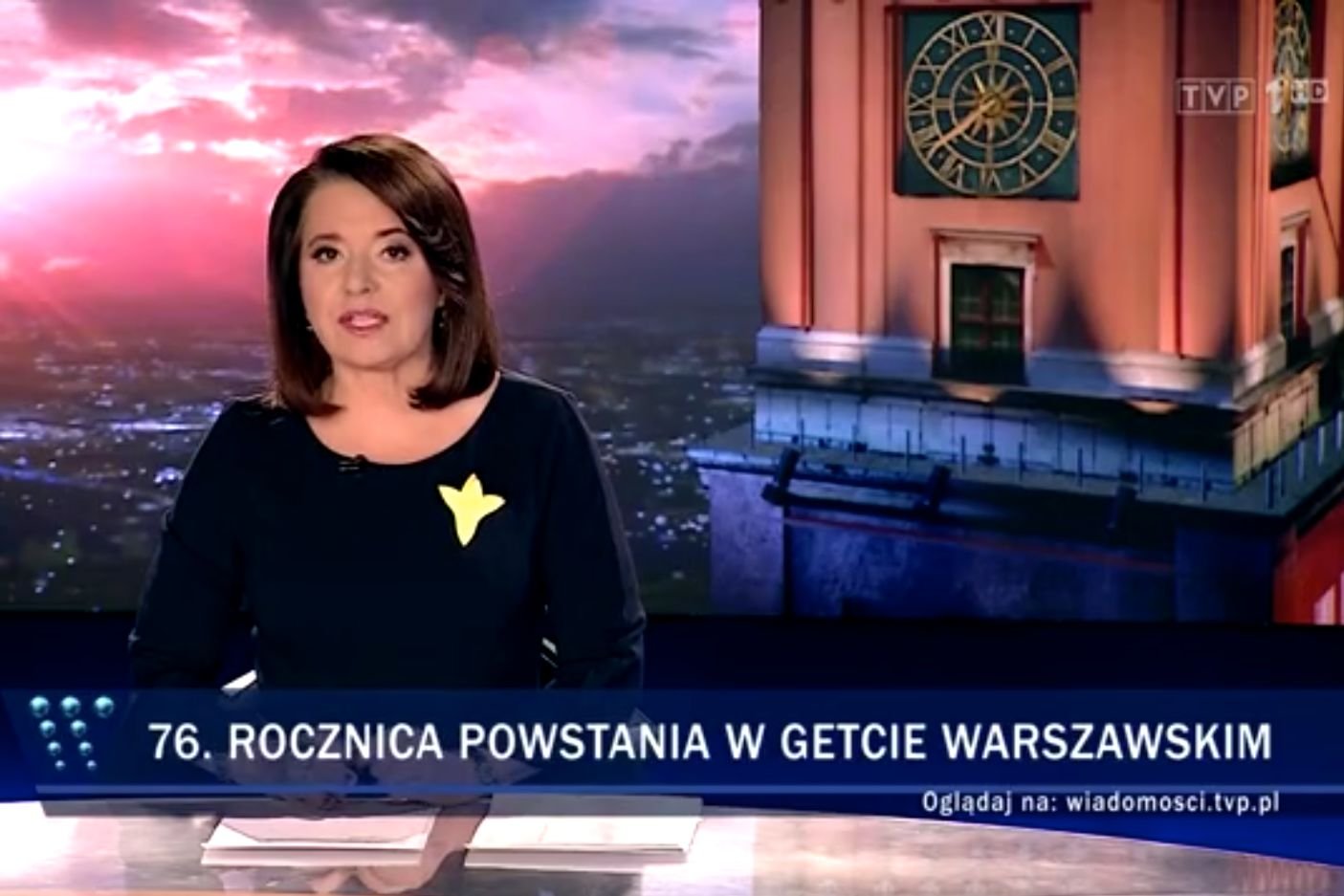 W rocznicowym materiale "Wiadomości" pominęły ważnego przywódcę powstania w getcie warszawskim.