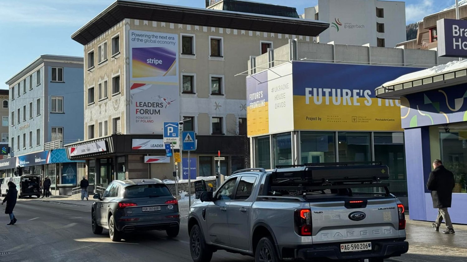 Davos to teraz prawdziwa twierdza. "Całe miasto wywalili do góry nogami" Światowe Forum Ekonomiczne w Davos