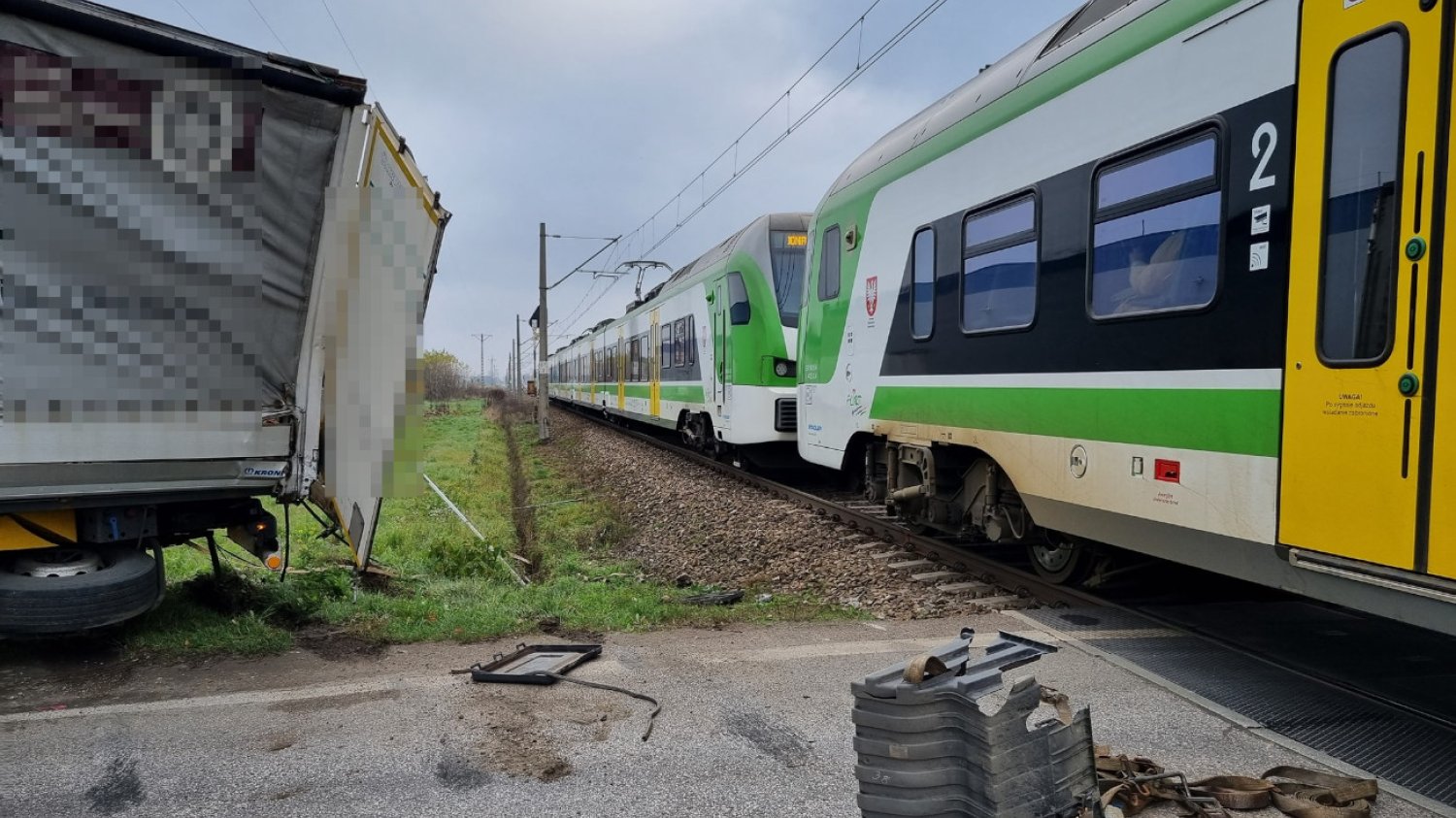Kolizja w Ołtarzewie.