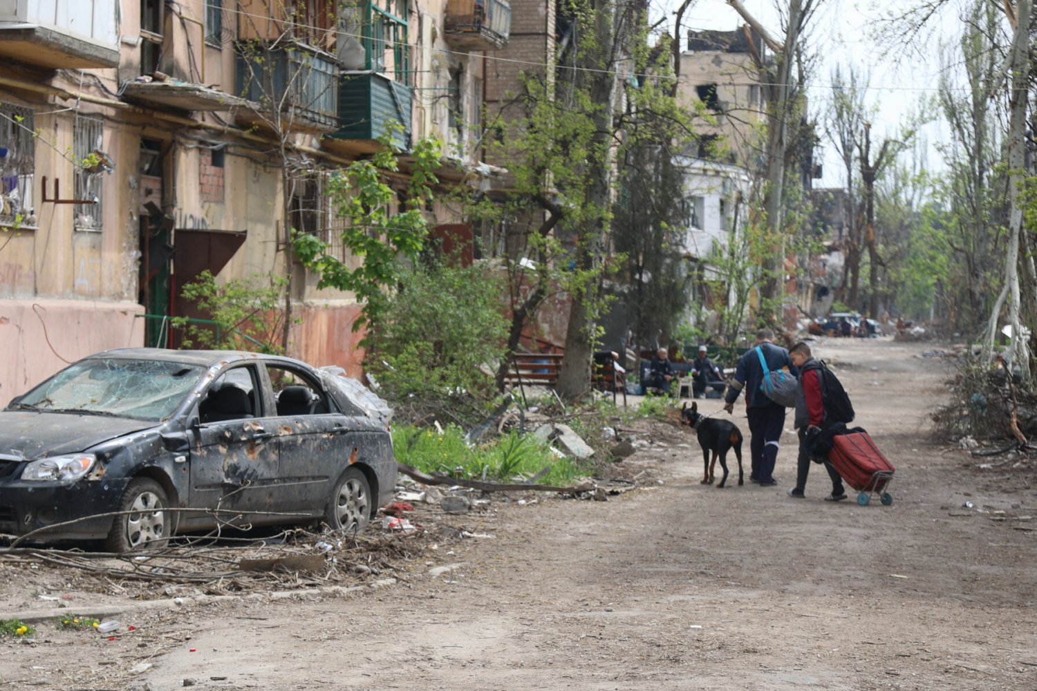 Rosjanie chcą, aby Mariupol był miastem wypoczynkowym.