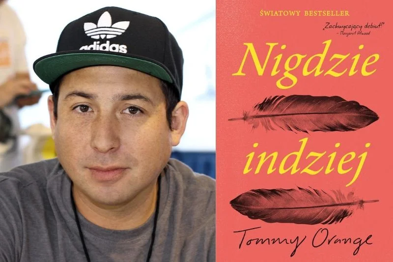 Tommy Orange jest członkiem plemion Cheyenne i Arapaho z Oklahomy. Urodził się i wychował w Oakland w Kalifornii. Książka "Nigdzie indziej" to jego debiutancka powieść