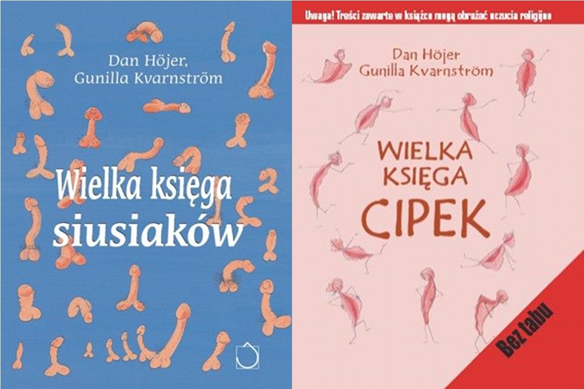 Okładki książek edukacyjnych w zakresie wychowania seksualnego.