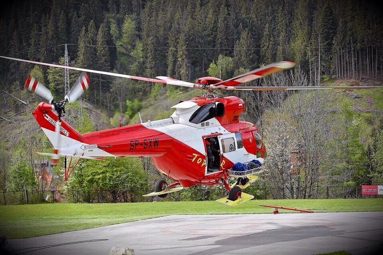 Jedna z turystek wymagała pomocy.